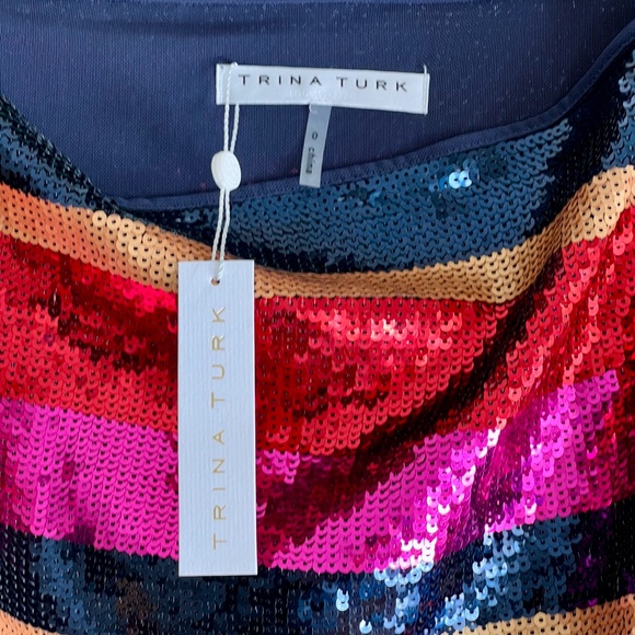 Trina Turk Cava Sequin Skirt - Picture 9 of 16